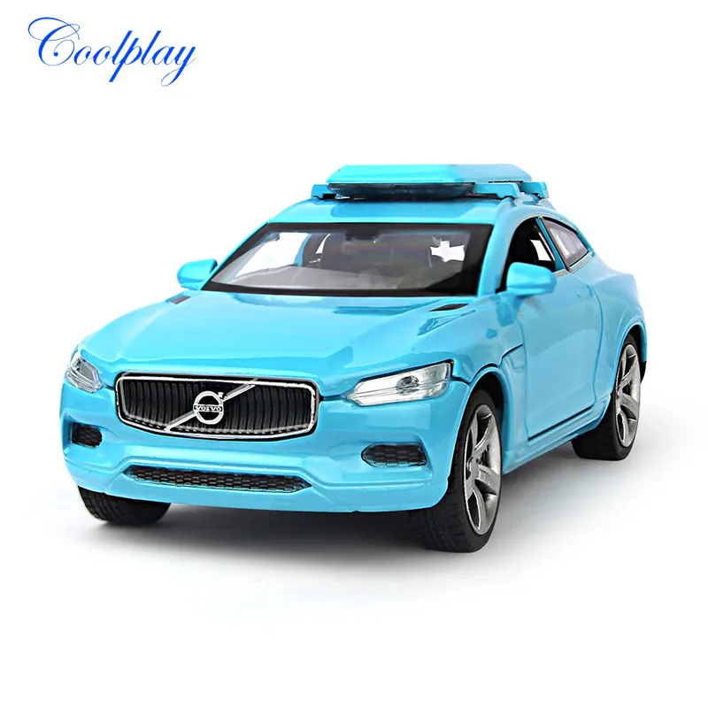 1:32 модель автомобиля Volvo XC из литого сплава с музыкой светильник открывающимися