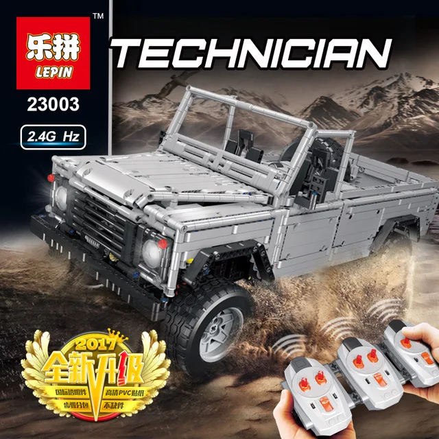 Technic 23003 3643 шт. Творческий MOC RC дикий внедорожников модели Legoe строительные блоки