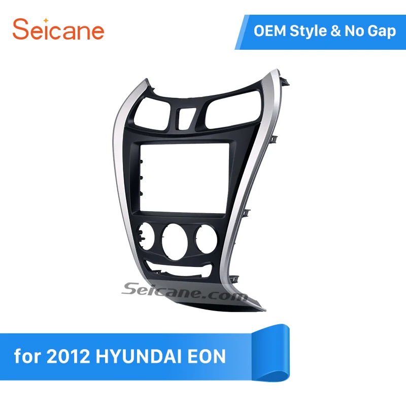 Seicane двойной Din автомобильный Радио фасции отделка комплект для 2012 HYUNDAI EON