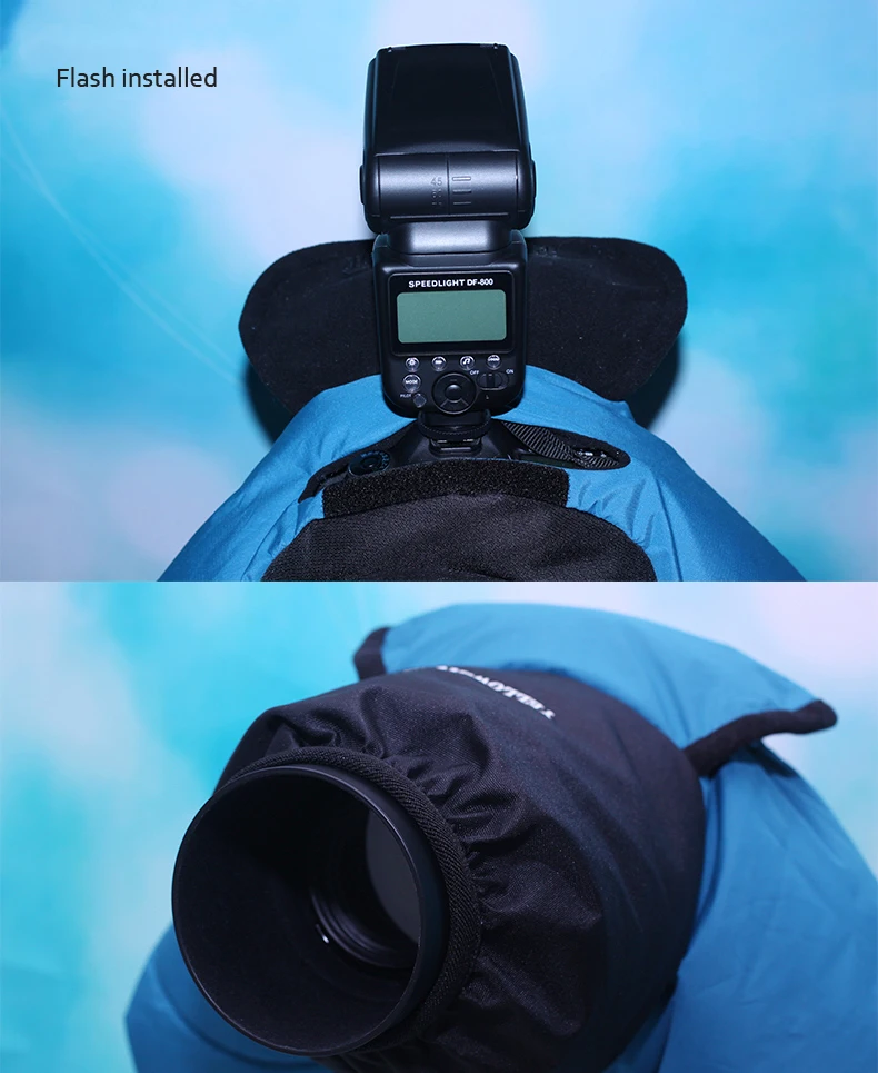 Roadfisher Открытый фотография ветрозащитный толстые теплые зимние SLR DSLR камера сумка Вставить чехол рукав для Canon Nikon sony