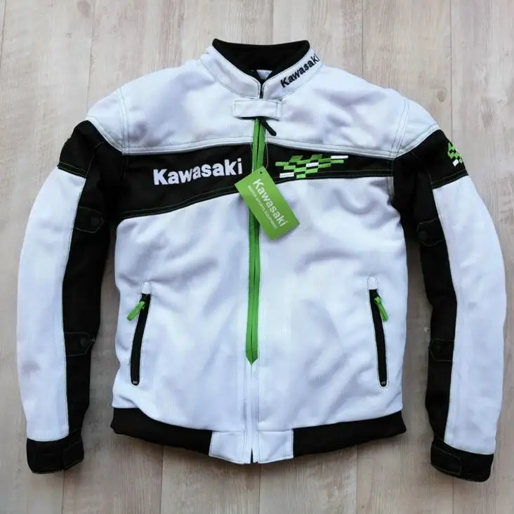 Новинка мотоциклетная куртка Kawasaki 2018 весна лето дышащий сетчатый локомотивный