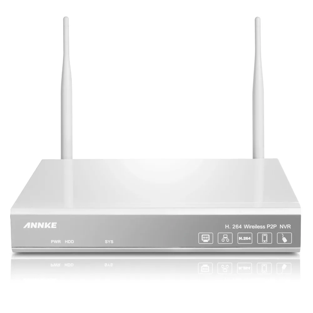 ANNKE 4CH 960 P HD Открытый ИК ночного видения видеонаблюдения 4 штук ip-камера wifi CCTV