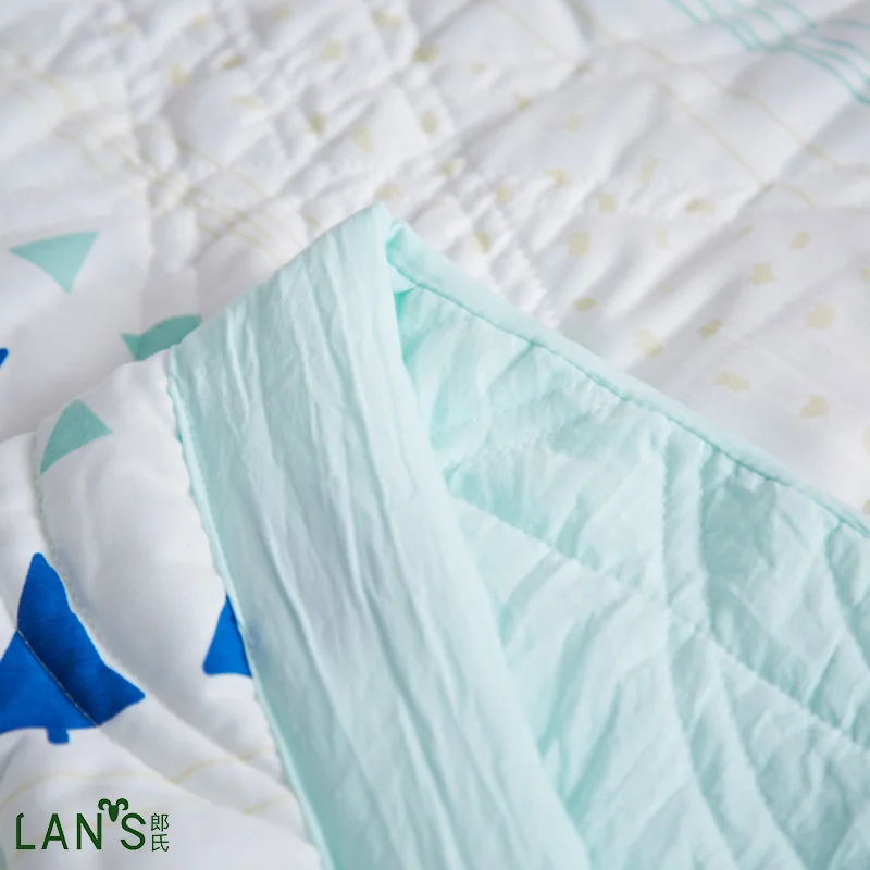 Моющиеся Прохладное Лето Одеяла 2017 Горячее Надувательство 100% хлопок Стежка