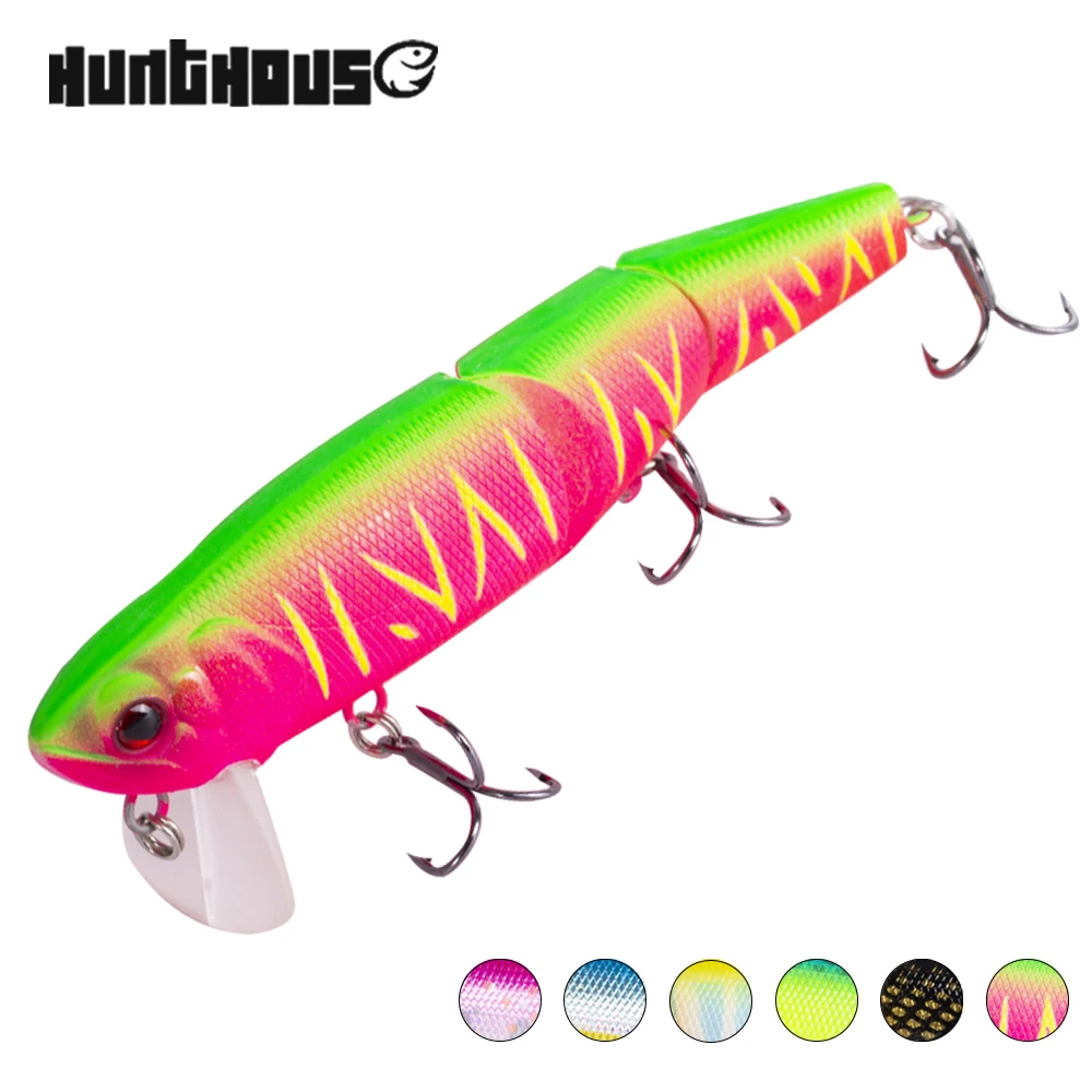 Рыболовная приманка Hunthouse гольян воблер соединенная жесткая плавающая 9 5 см 12 г 11