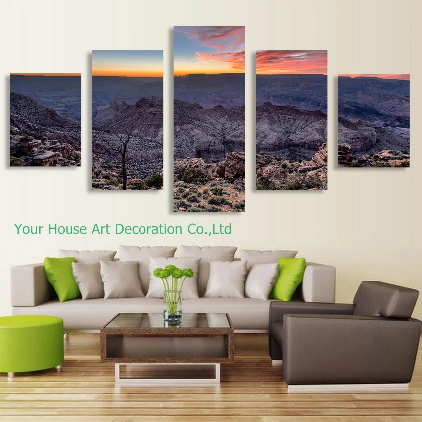 HD Печать Картина на холсте украшение пейзаж живопись маслом настенная Домашний