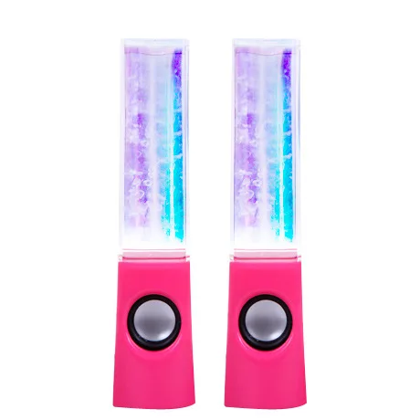 Танцующая музыкальная фонтанная колонка Creative Intelligent Music Fountain Crystal Colorful USB Water Spray Speaker LED Computer Sound Dance on.