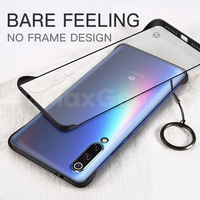 Frameless Case For Xiaomi Mi 9T Transparent Coque CC9 9 SE Silicone Redmi K20 Pro 7A Funda Luxury Capa Bumper |