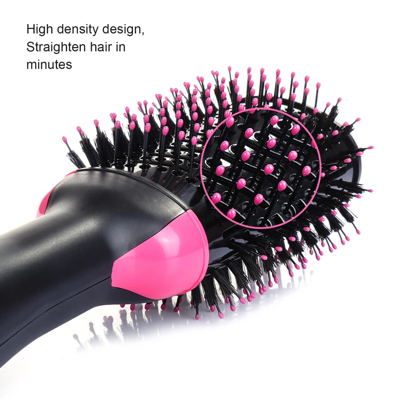 

Professional HairDryer Brush Hair Straightener Curler Comb Electric Blow Dryer With Comb Hair Brush Roller Styler Dropshipping
