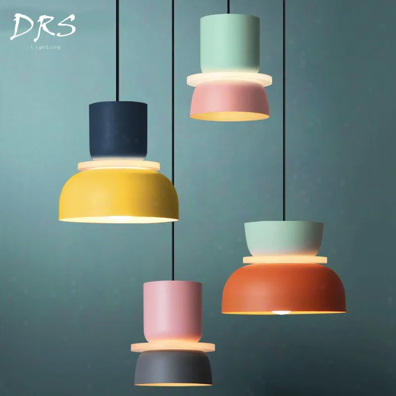 Nordic Designer's Lustre Pendant Lights Simple Modern for Living Room Hanging Lamp Makaron Manfis Luminaire Lamparas Lighting | Лампы и