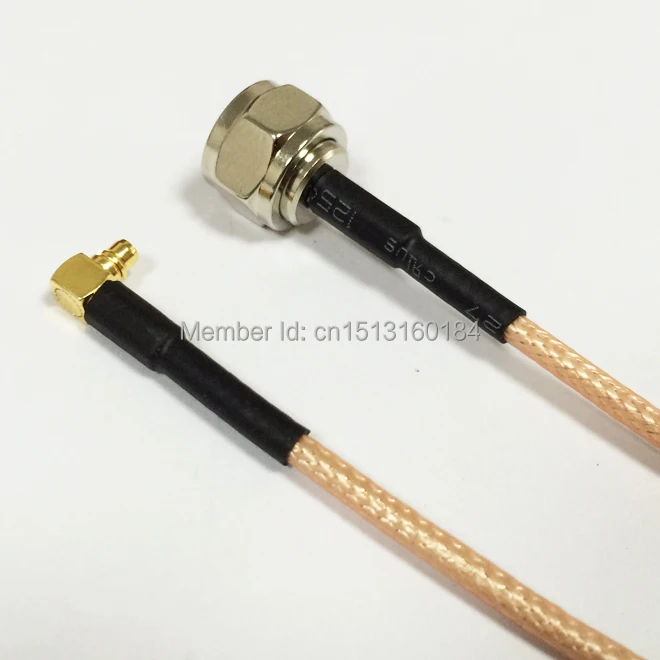 Коаксиальный кабель для модема MMCX штекер с прямоугольным разъемом F RG316 15 см 6 дюймовый адаптер|plug adapters for