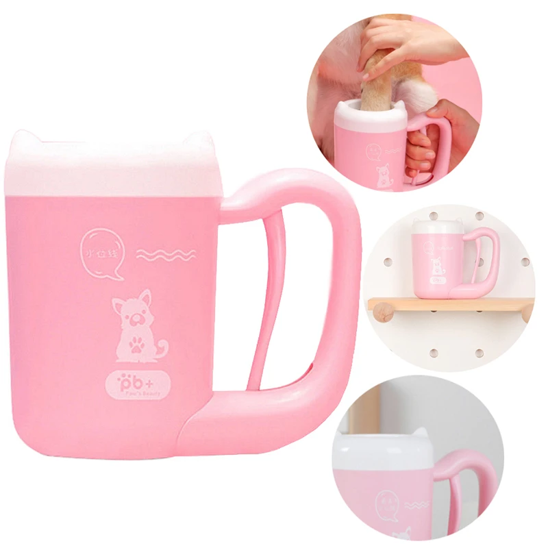 Силиконовая моющая щетка для мытья лап ухода за кошками аксессуары домашних