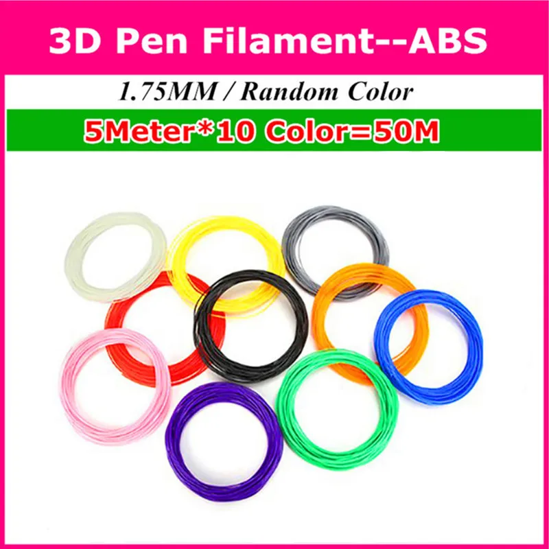 Top Quality Multicolor High Temperature Random Color 1.75MM PLA ABS Filament Material for 3D Printing Pen | Компьютеры и офис