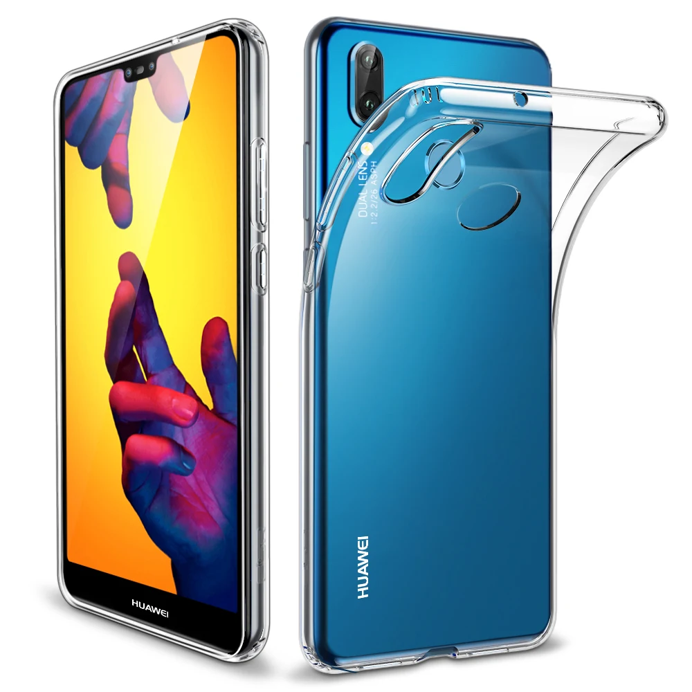 ESR для huawei P20/P20 Pro прозрачный однотонный мягкий силиконовый TPU Crystal тонкие Нескользящие чехол-накладка на заднюю панель с крышкой для huawei P20 Lite