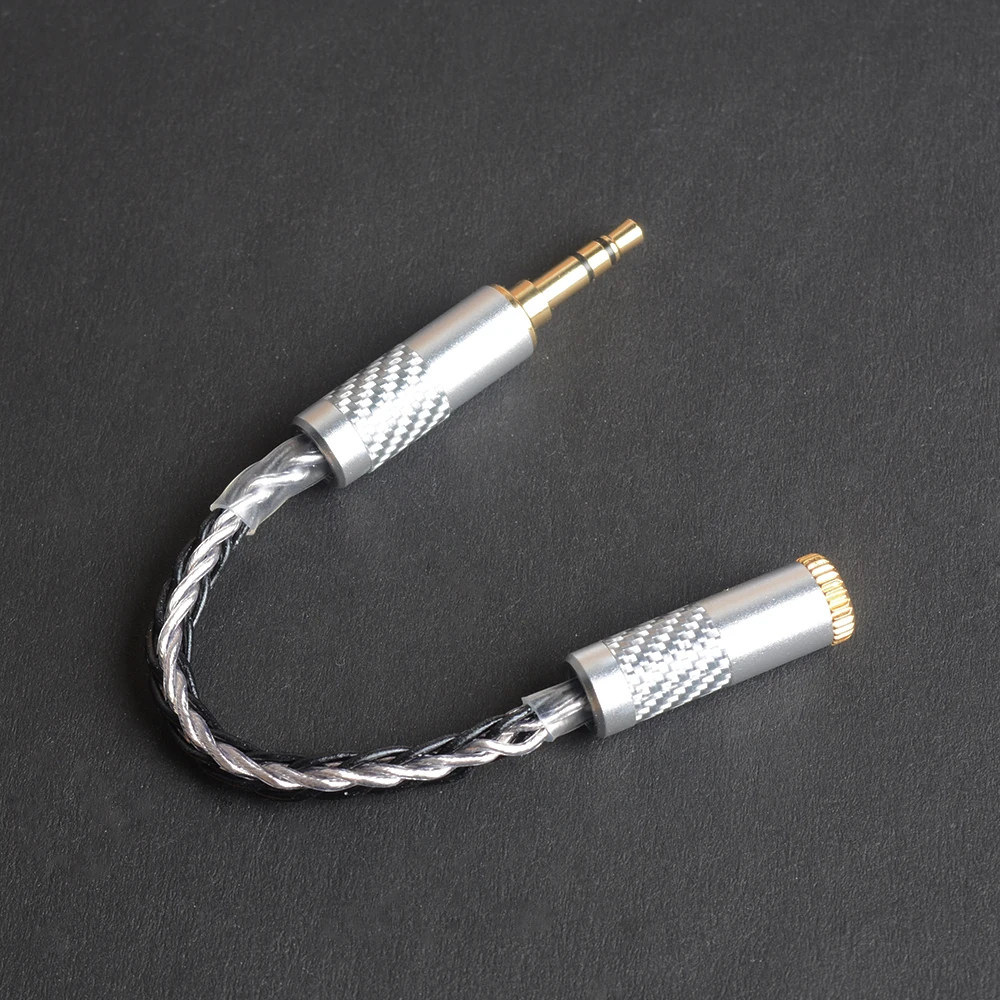 OKCSC Earphone Balanced Conversion Cable 3.5mm Male to 2.5mm Female High Quality Stero Headphone Conversion Cables Line Adapter