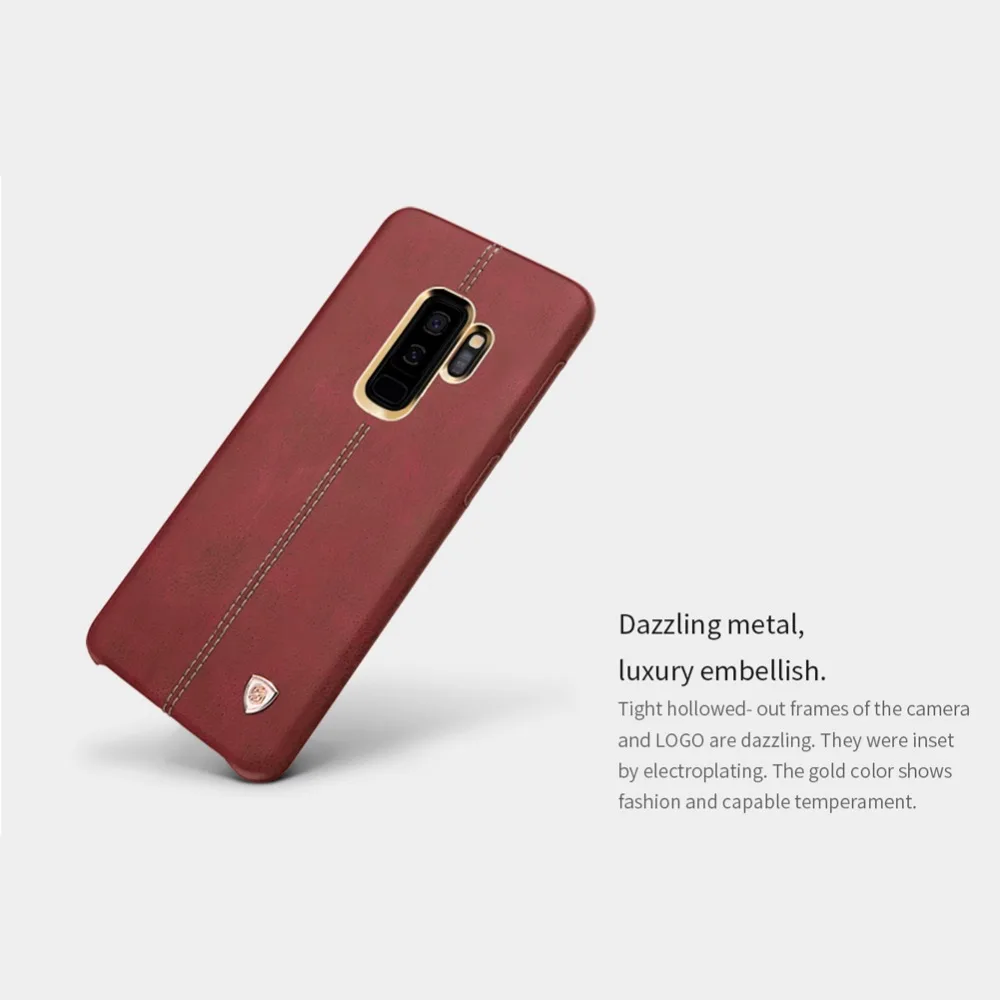 Чехол Nillkin Englon для Samsung Galaxy S9 Роскошный чехол из искусственной кожи винтажная