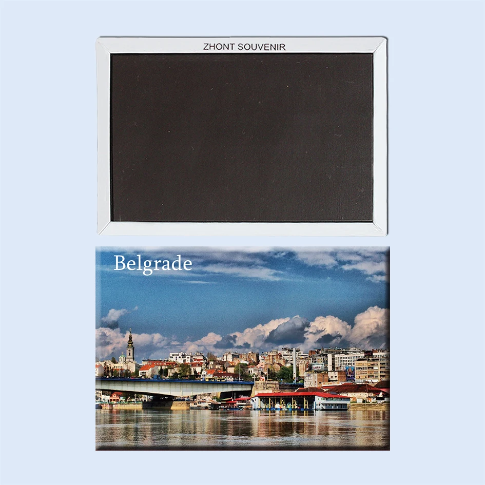 Дорожные сувениры из Белграда город Сербия магнитный холодильник 22974|magnetic