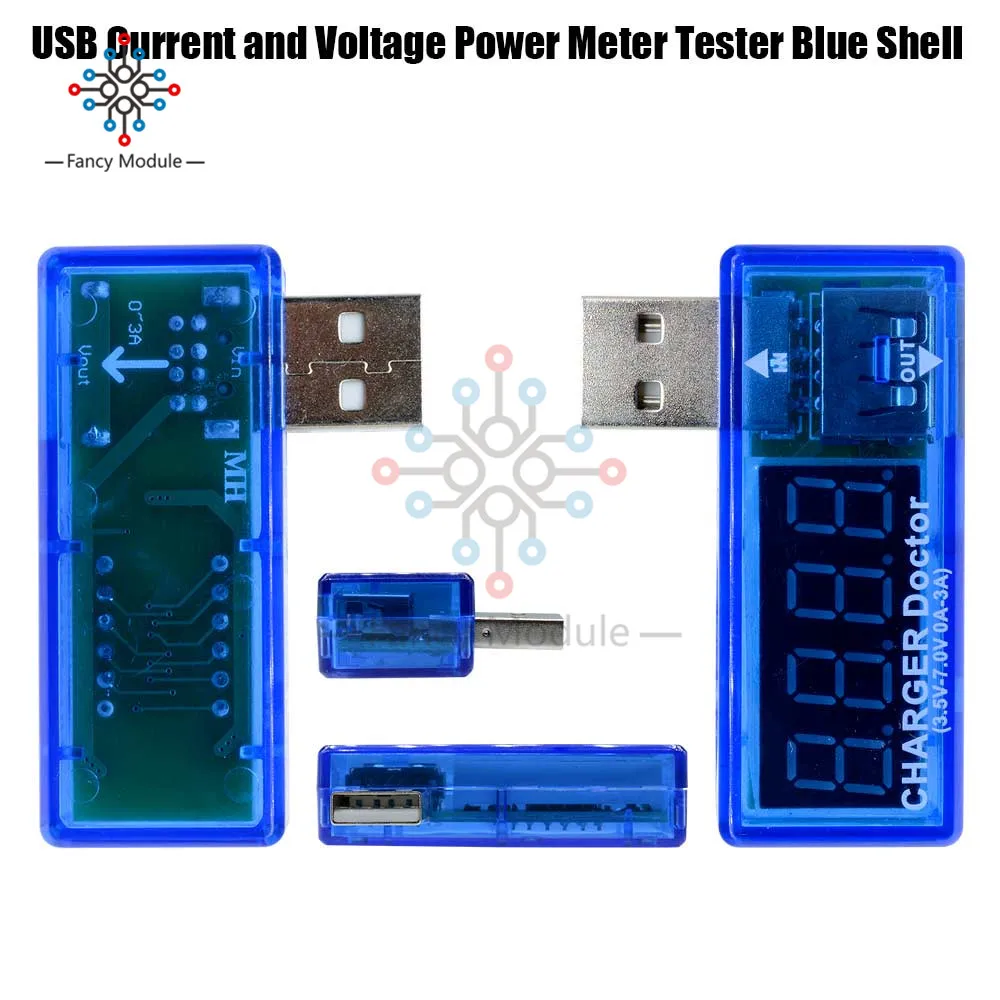 Измеритель емкости аккумулятора с USB зарядкой|Измерители тока| |