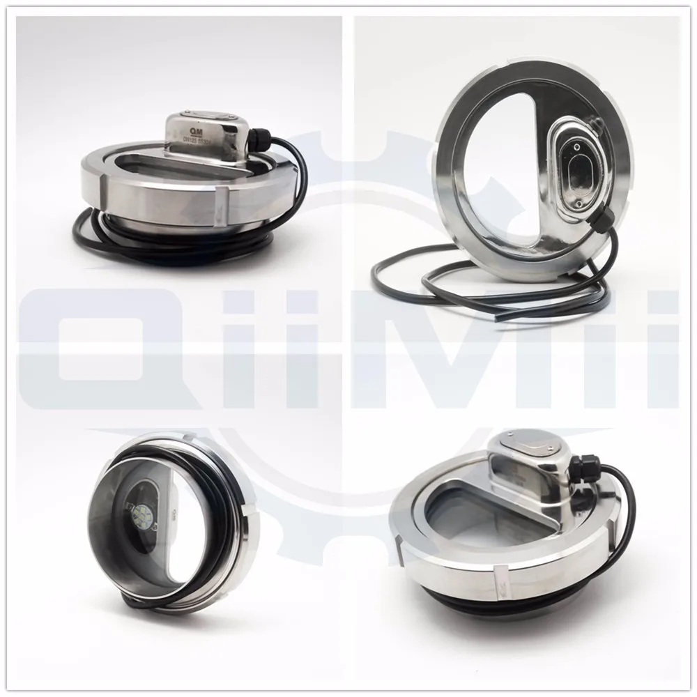 DN100-DN150 SS304 Танк прицел стекло с светильник DC 12V или DC24V