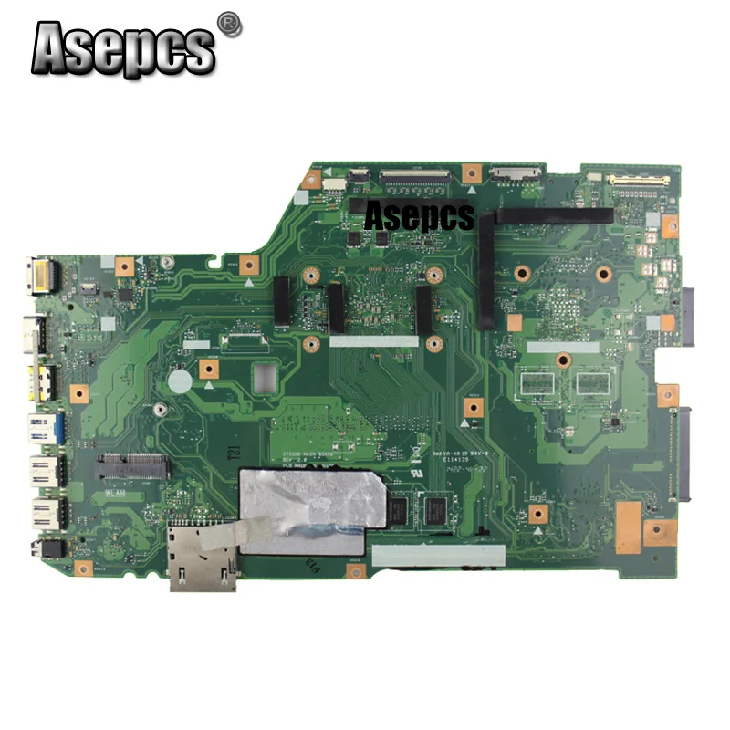 Asepcs X751MA материнская плата для ноутбука ASUS X751M X751 тест оригинальная 4G RAM N2930