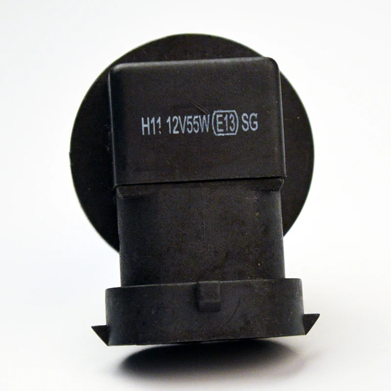 Галогенная лампа H11 12V 55W супер белая 5000K кварцевая стеклянная ксеноновая