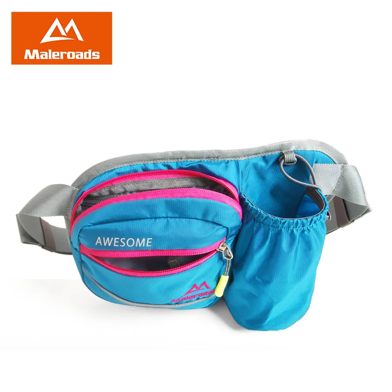 Поясная Сумка для бега с держателем бутылок Maleroads дорожная велосипедная поясная