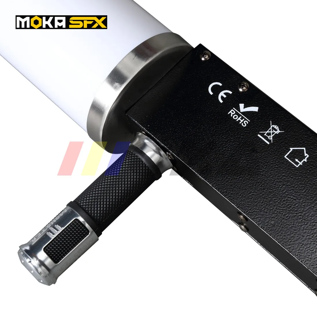 1 Pcs/lot RGB led co2 jet gun dj fog shooter battery stage effect special fx spray 6M free 3m hose | Лампы и освещение