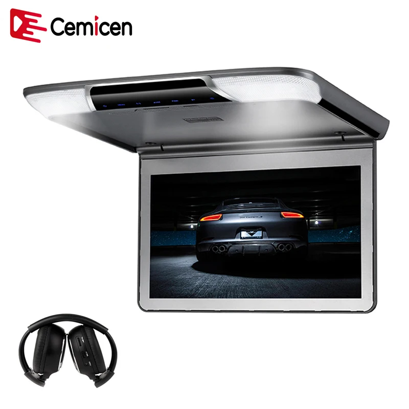 Cemichen потолочный монитор с креплением на крышу 11 6 дюйма HDMI USB SD IR fm передатчик