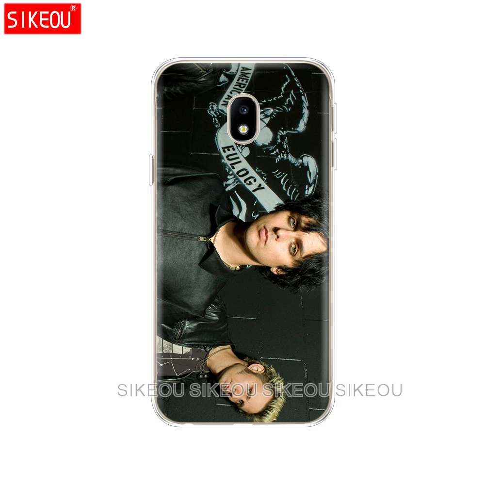 silicone cover phone case for Samsung Galaxy J3 J5 J7 2017 J330 J530 J730 PRO j2 2018 GREEN DAY DOOKIE AMERICAN | Мобильные телефоны