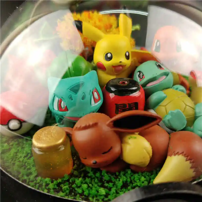 Аниме Pokeball XY фигурки Пикачу Монстр Bulbasaur ручной работы DIY фигурки модель игрушки Brinquedos коллекция Рождественская модель игрушки