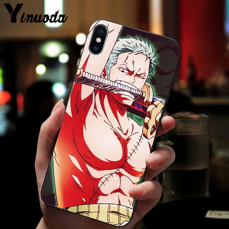 11pro MAX one piece Roronoa Zoro DIY Окрашенные красивые аксессуары для телефонов Чехол iPhone 8 7 6 6S