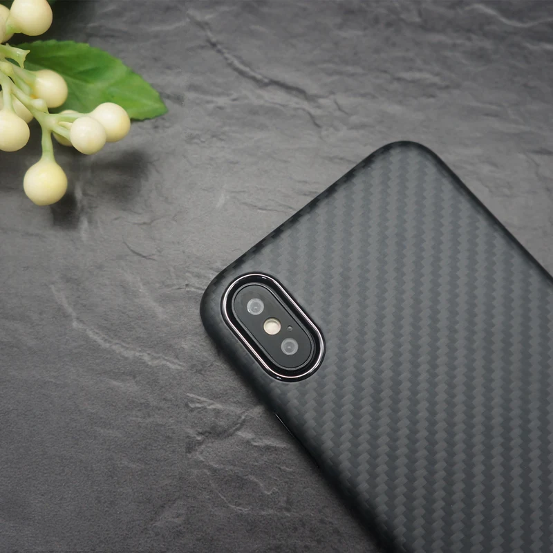 Ультратонкий чехол накладка из углеродного волокна для iPhone XS MAX роскошные чехлы