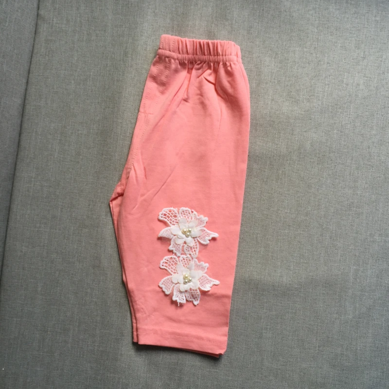 Детские комплекты с цветами для девочек модные красивые шортами-капри и пиратами