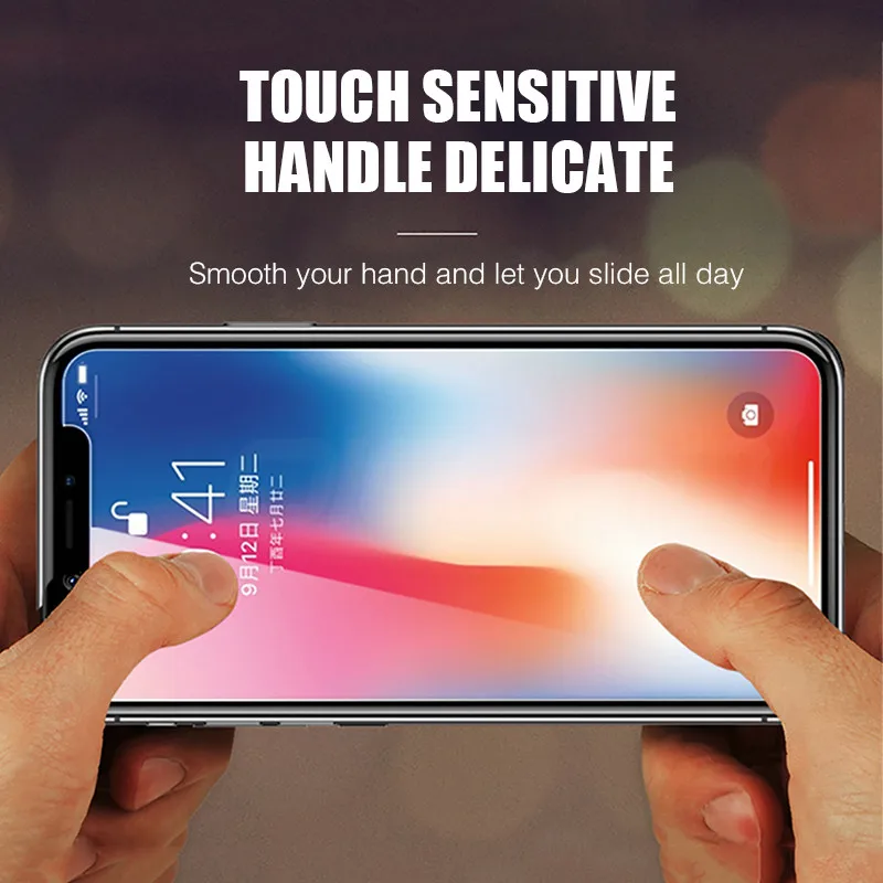 9 H HD закаленное Стекло для iPhone X Экран протектор на Apple 10 анти-голубой свет