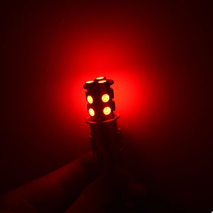 Оптовая продажа 50 шт./лот 1156 BA15S 13 SMD 5050 Чип задние тормоза Белая светодиодная