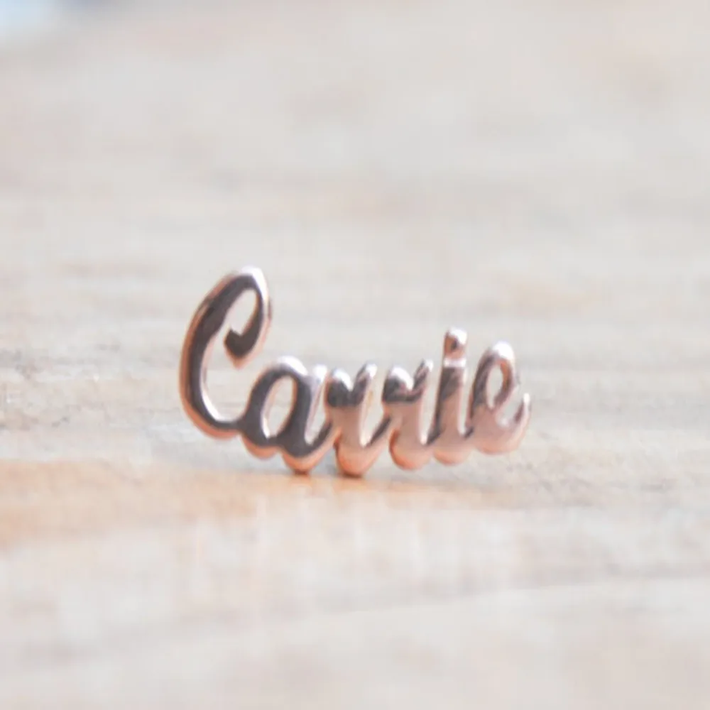 Серьги-гвоздики цвета розового золота с бахромой для мужчин и женщин | Украшения