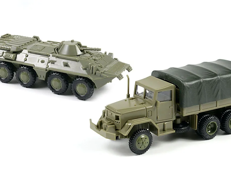 1: 72 M35 грузовик советские BTR 80 колесные бронированные машины без резины Сборная модель военный игрушечный автомобиль