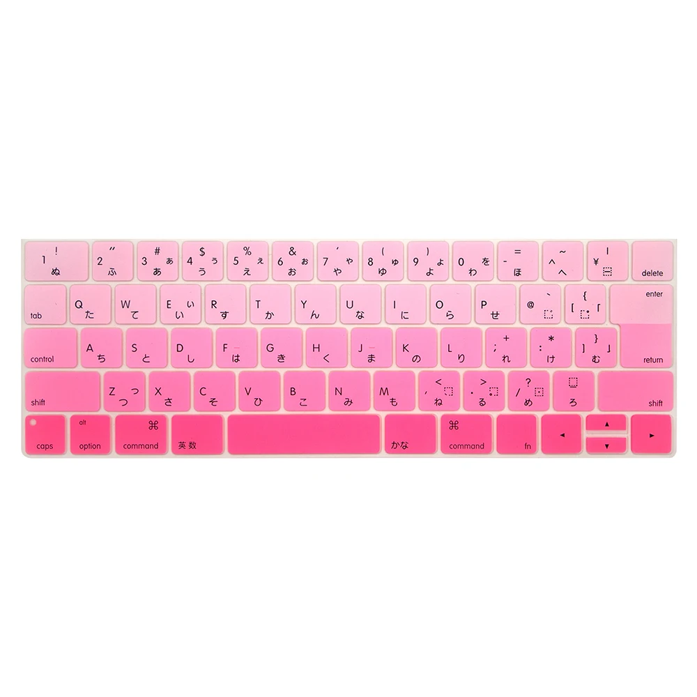 Японская версия клавиатура крышка в ноутбук клавиатура Чехлы для Mac book touch bar 13 15 дюймов Клавиатура для ноутбука Чехлы Чехол