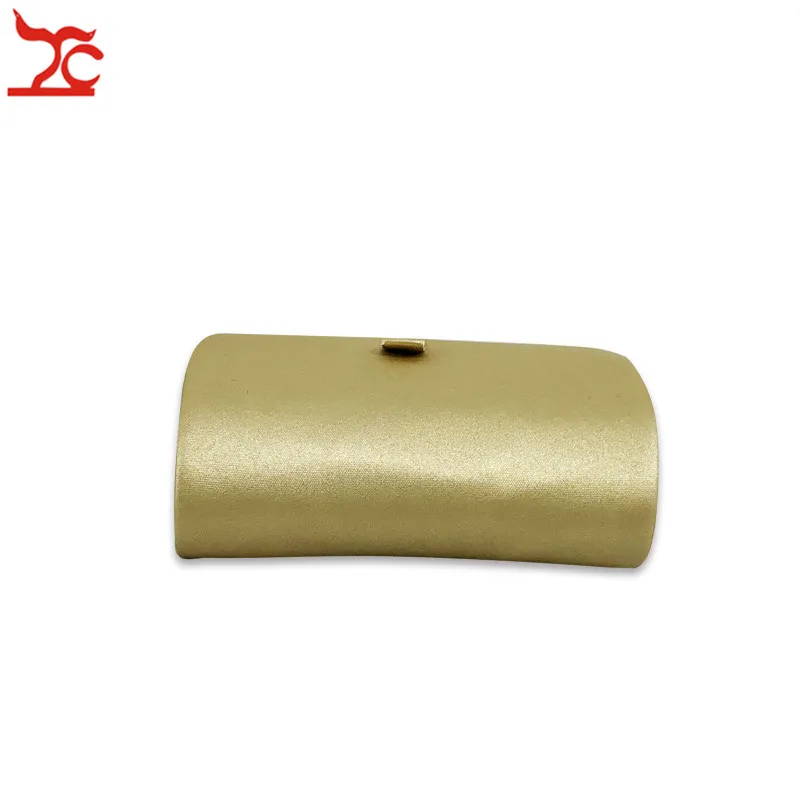 Curve Base Gold PU Ring Jewelry Display Stand Resin Single Organizer Exhibition Holder 8*8*2.5cm | Украшения и аксессуары
