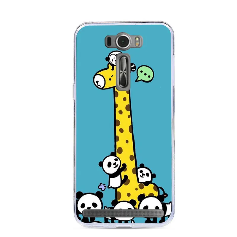 J&ampR Silicone Phone Case For Asus Zenfone 2 Laser ZE500KL ZE500KG Soft TPU Back Cover Cases Pattern |