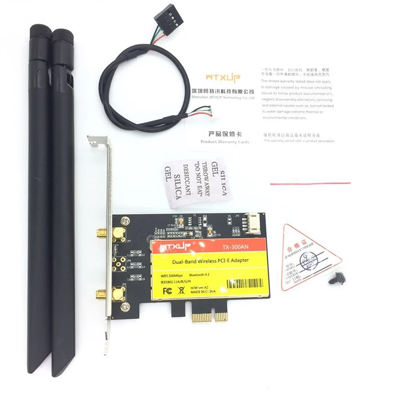7265AN for Desktop Для intel wireless AC 7265 802.11ac 867 Мбит/с+ 300 Мбит/с PCI Express Настольный WiFi адаптер Bluetooth 4,0 ПК wifi сетевая карта - Цвет: 7265AN for Desktop