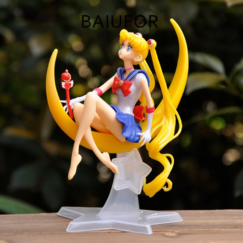BAIUFOR Сейлор Мун Аниме девушка модель фигурки для террариума аксессуары торта DIY