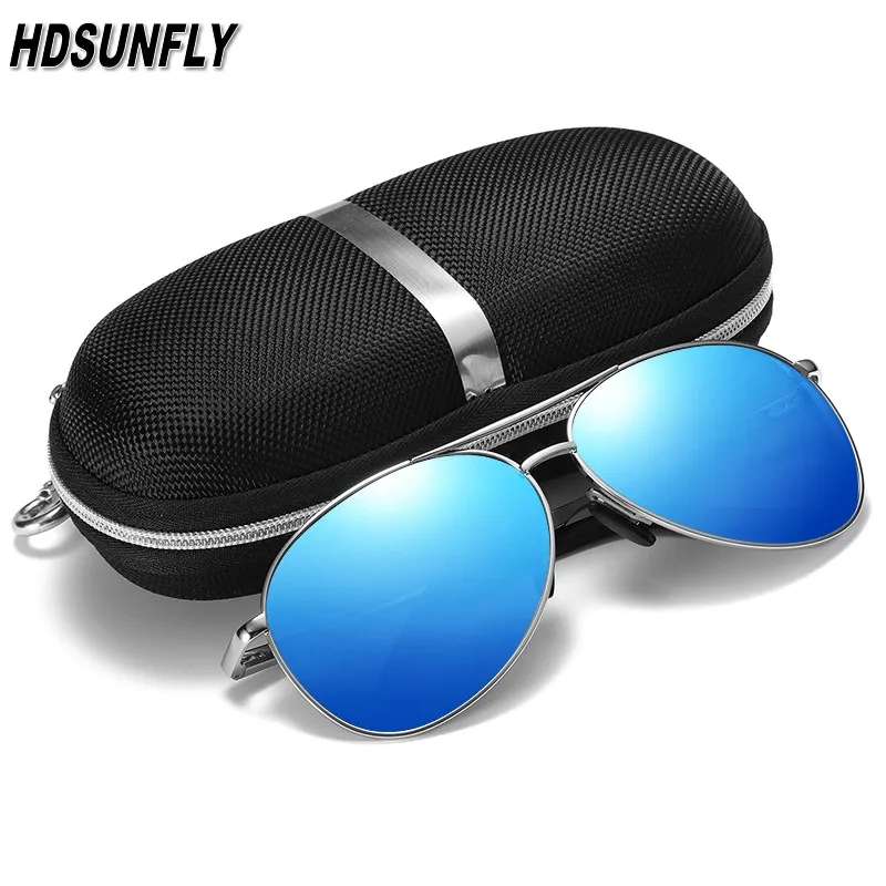 Мужские Солнцезащитные очки авиаторы HDSUNFLY спортивные поляризационные