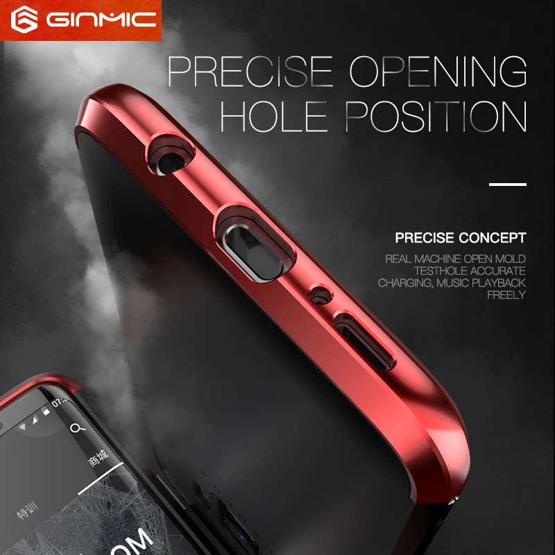 Ginmic для Samsung Galaxy S9/S9 Plus металлический корпус авиационный алюминиевый ПК задняя