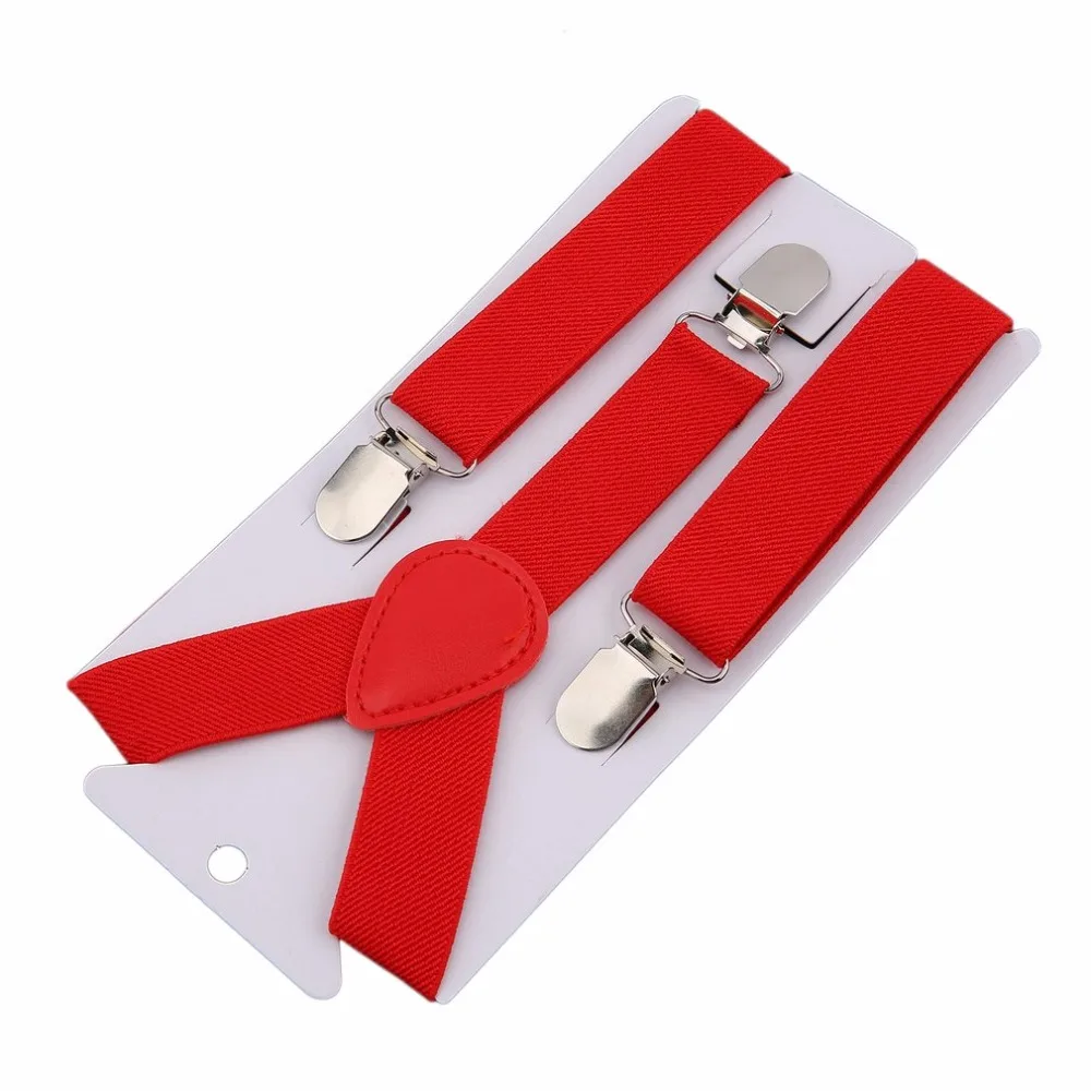 1PC Kids Elastic Suspenders & Bow Tie Matching Tuxedo Suit Unisex Boy Girl Bowtie Children Costume Adjustable Y Back Brace Belt|Мужские