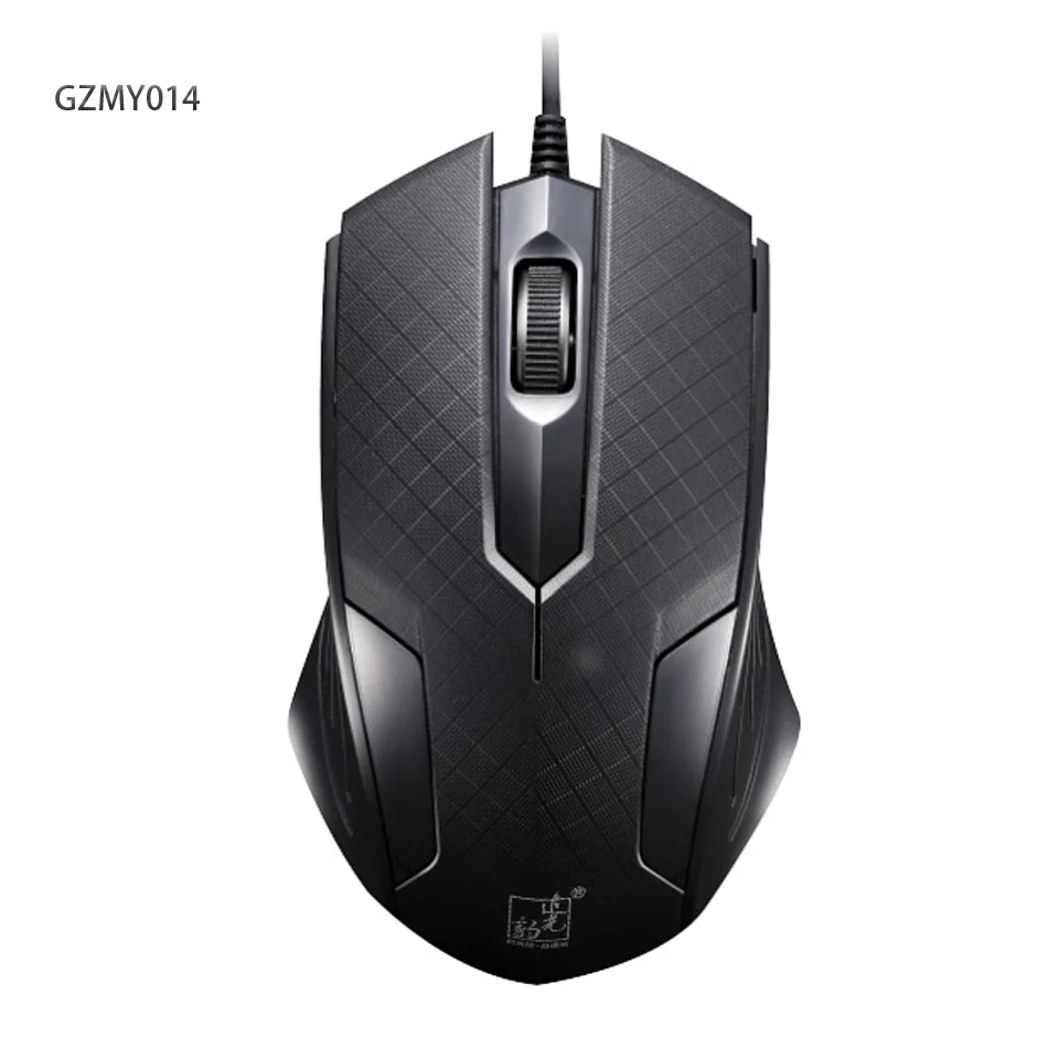 Проводная оптическая Мышь 1600 Точек на дюйм 3 Кнопка Черный Gamer мыши USB кабель для