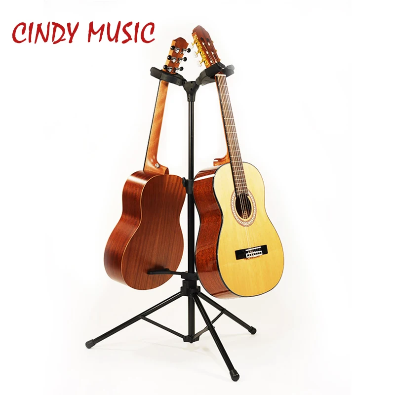 Двойная/одинарная подставка для гитары Съемная Складная регулируемая