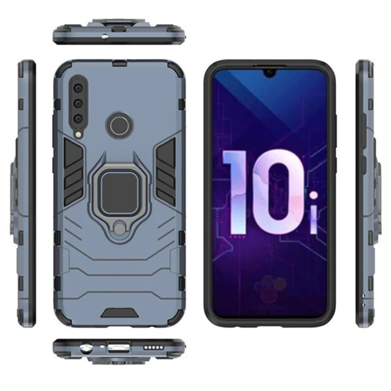 Honor 10i чехол Honor 10i HRY-LX1T чехол автомобильный магнитный держатель-кольцо для пальца крышка для huawei Honor 10i Honor10i 10 Я 6,21 дюймов в виде ракушки