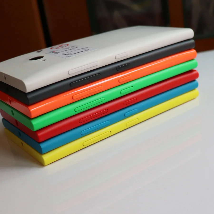 Высококачественный чехол-накладка на заднюю панель для Nokia lumia 730 735, сменный корпус с боковыми кнопками