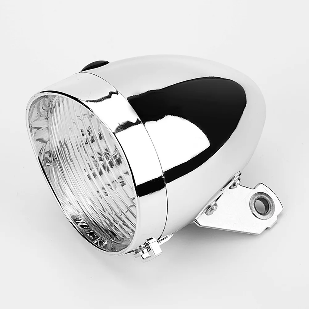 Велосипедная фотовспышка с креплениями серебристая и черная 3