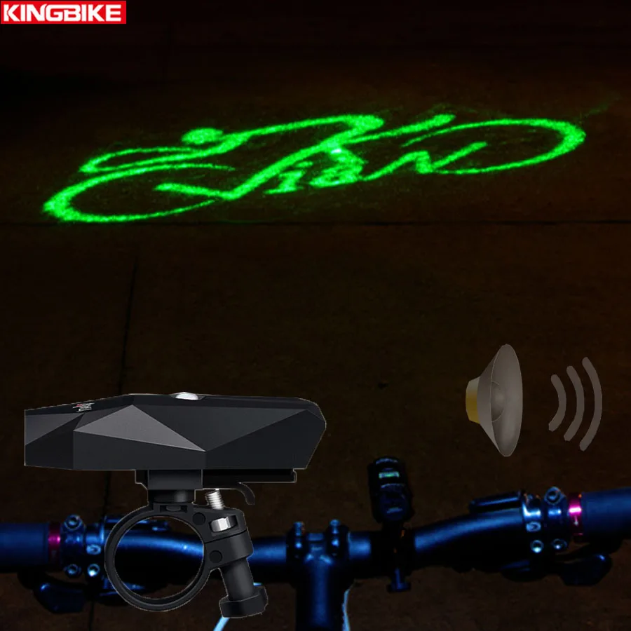 KINGBIKE велосипед светильник зеленый лазерный фото USB Перезаряжаемые MTB велосипеда